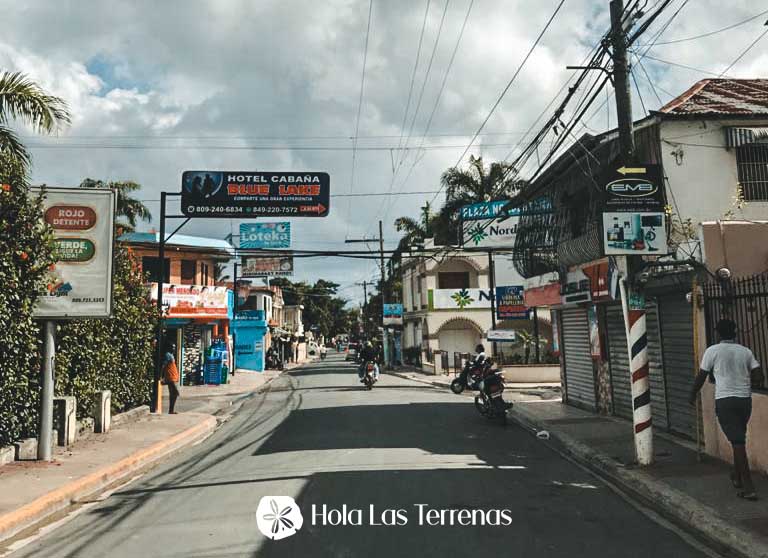 Dans les rues de Las Terrenas